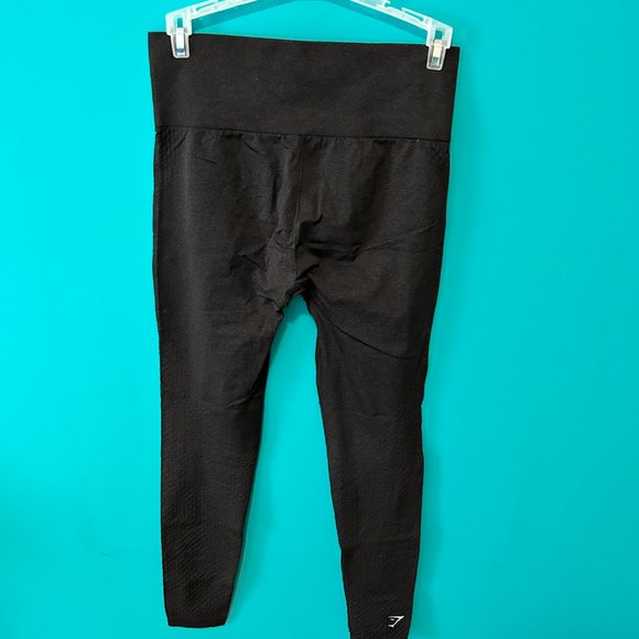 SOLD - Gymshark Vital Seamless Women's Black Leggings - Size Small - Picture 2 of 4